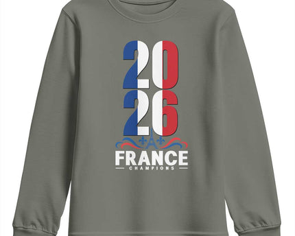 Vintage France Soccer Fan Youth Sweatshirt French Football Pride 2026
