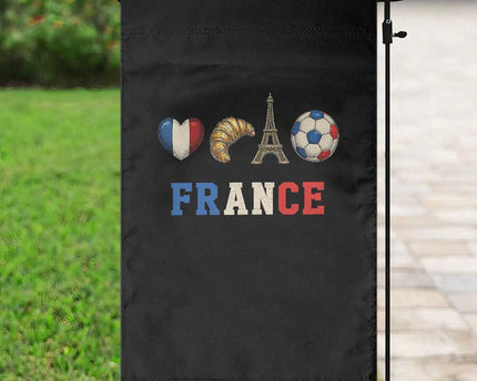 French Football Fan Garden Flag France Soccer Game Day Gift