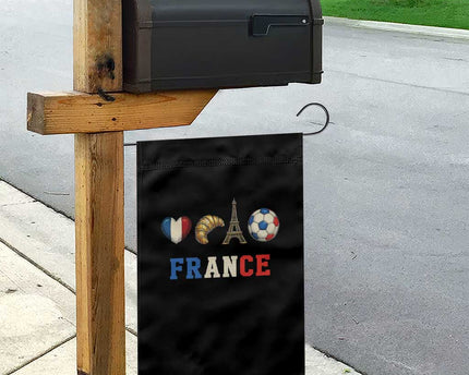 French Football Fan Garden Flag France Soccer Game Day Gift