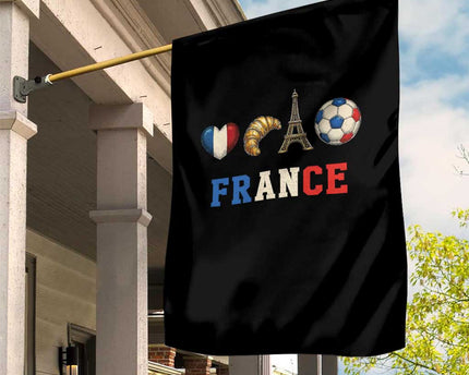 French Football Fan Garden Flag France Soccer Game Day Gift