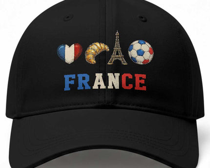 French Football Fan Baseball Cap France Soccer Game Day Gift