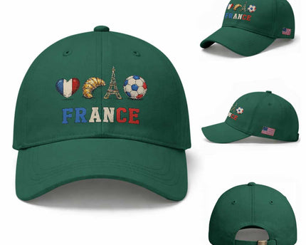 French Football Fan Baseball Cap France Soccer Game Day Gift