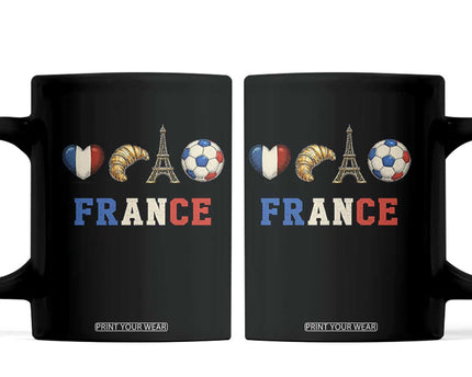 French Football Fan Coffee Mug France Soccer Game Day Gift
