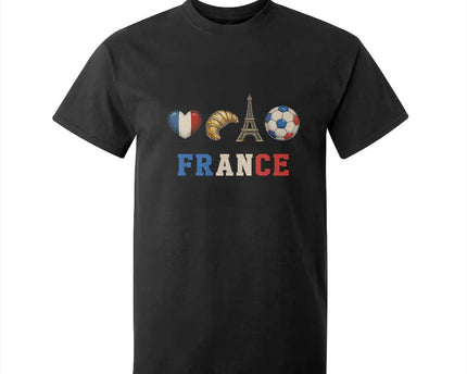 French Football Fan T-Shirt For Kid France Soccer Game Day Gift
