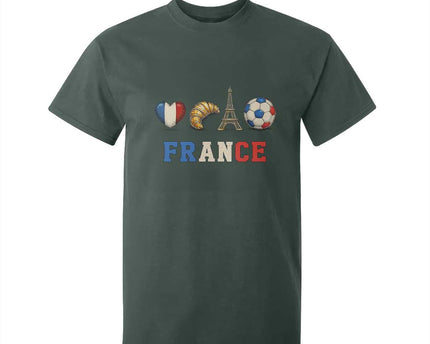 French Football Fan T-Shirt For Kid France Soccer Game Day Gift