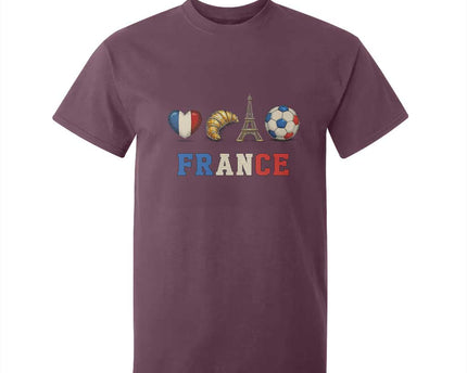 French Football Fan T-Shirt For Kid France Soccer Game Day Gift