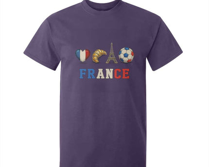 French Football Fan T-Shirt For Kid France Soccer Game Day Gift