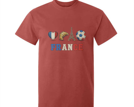 French Football Fan T-Shirt For Kid France Soccer Game Day Gift