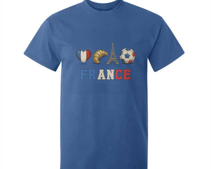 French Football Fan T-Shirt For Kid France Soccer Game Day Gift