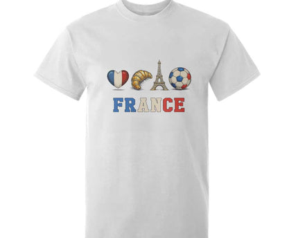 French Football Fan T-Shirt For Kid France Soccer Game Day Gift