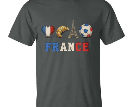 French Football Fan T-Shirt France Soccer Game Day Gift