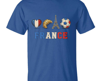 French Football Fan T-Shirt France Soccer Game Day Gift