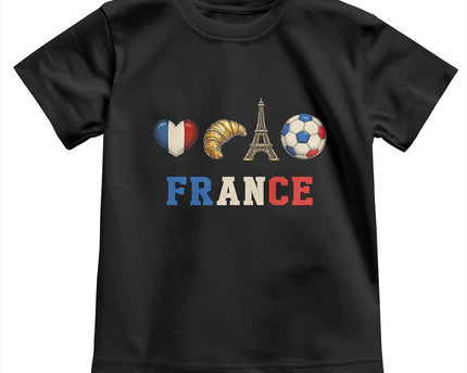 French Football Fan Toddler T-Shirt France Soccer Game Day Gift