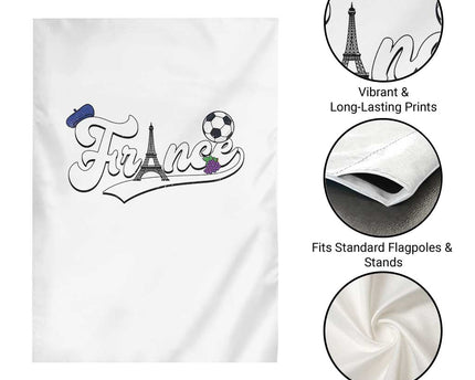 France Soccer Supporter Garden Flag Game Day French Football Gift