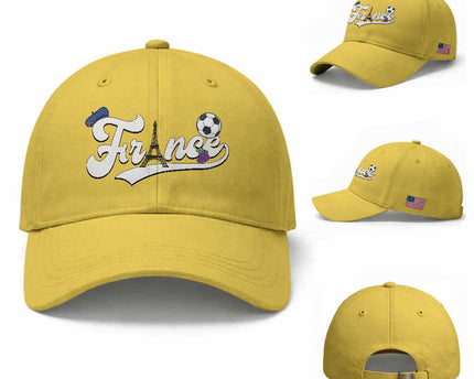 France Soccer Supporter Baseball Cap Game Day French Football Gift