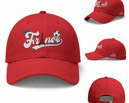 France Soccer Supporter Baseball Cap Game Day French Football Gift