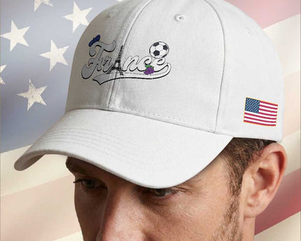 France Soccer Supporter Baseball Cap Game Day French Football Gift