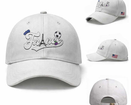 France Soccer Supporter Baseball Cap Game Day French Football Gift