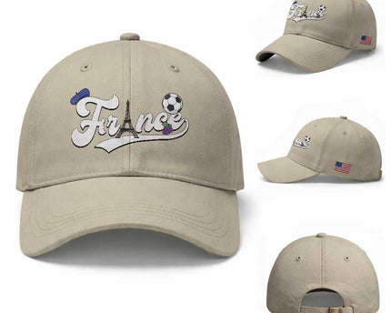 France Soccer Supporter Baseball Cap Game Day French Football Gift