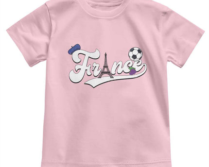 France Soccer Supporter Toddler T-Shirt Game Day French Football Gift