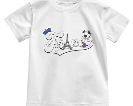 France Soccer Supporter Toddler T-Shirt Game Day French Football Gift