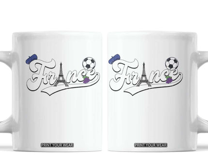 France Soccer Supporter Coffee Mug Game Day French Football Gift