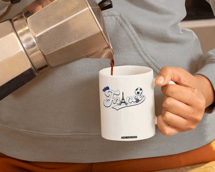 France Soccer Supporter Coffee Mug Game Day French Football Gift