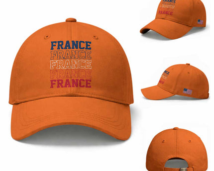 France Pride French Flag Patriotic Supporter Baseball Cap