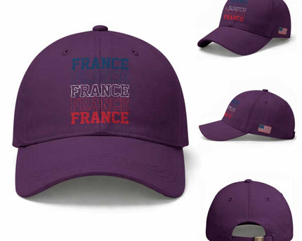 France Pride French Flag Patriotic Supporter Baseball Cap