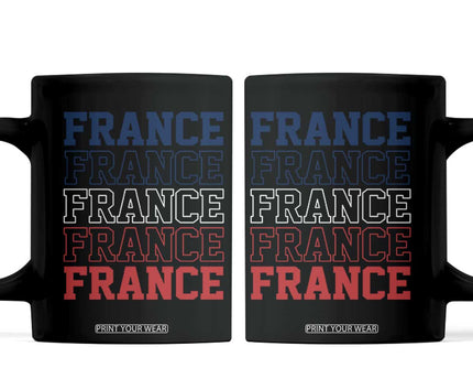 France Pride French Flag Patriotic Supporter Coffee Mug