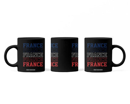France Pride French Flag Patriotic Supporter Coffee Mug