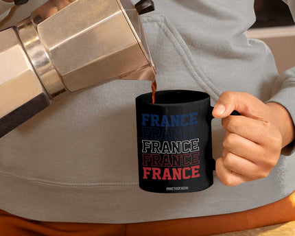 France Pride French Flag Patriotic Supporter Coffee Mug