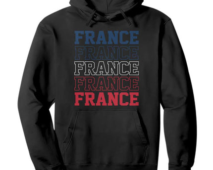 France Pride French Flag Patriotic Supporter Hoodie