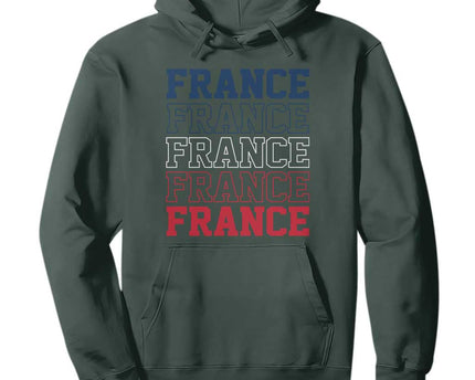 France Pride French Flag Patriotic Supporter Hoodie