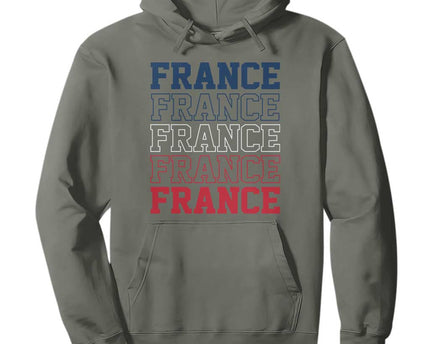 France Pride French Flag Patriotic Supporter Hoodie