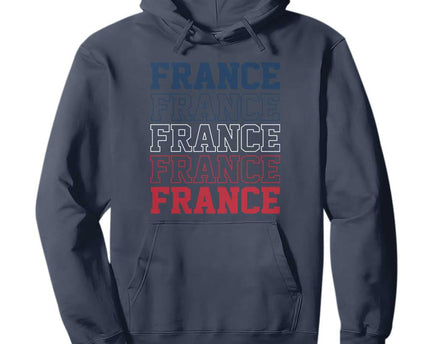 France Pride French Flag Patriotic Supporter Hoodie