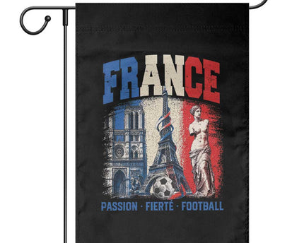 France Soccer Fan Passion Garden Flag Fierte Football French Supporter Gift