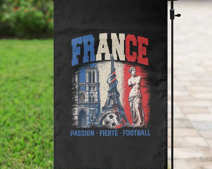 France Soccer Fan Passion Garden Flag Fierte Football French Supporter Gift