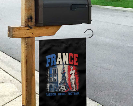 France Soccer Fan Passion Garden Flag Fierte Football French Supporter Gift