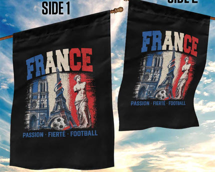 France Soccer Fan Passion Garden Flag Fierte Football French Supporter Gift