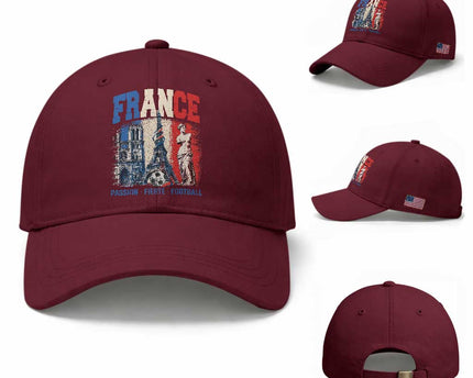 France Soccer Fan Passion Baseball Cap Fierté Football French Supporter Gift