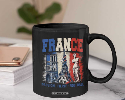 France Soccer Fan Passion Coffee Mug Fierté Football French Supporter Gift