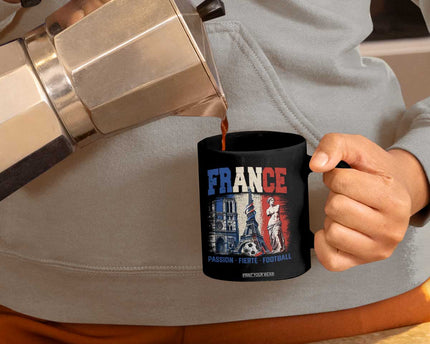 France Soccer Fan Passion Coffee Mug Fierté Football French Supporter Gift