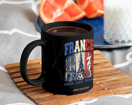 France Soccer Fan Passion Coffee Mug Fierté Football French Supporter Gift