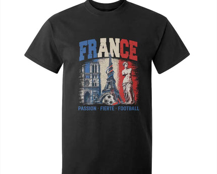 France Soccer Fan Passion T-Shirt For Kid Fierte Football French Supporter Gift
