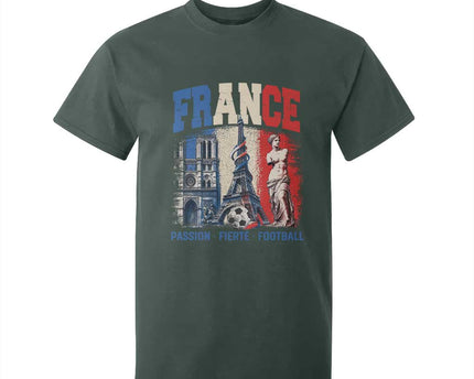 France Soccer Fan Passion T-Shirt For Kid Fierte Football French Supporter Gift