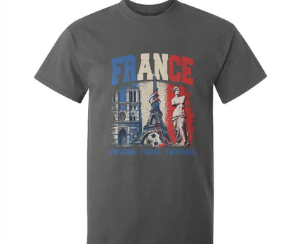 France Soccer Fan Passion T-Shirt For Kid Fierte Football French Supporter Gift