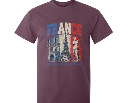 France Soccer Fan Passion T-Shirt For Kid Fierte Football French Supporter Gift