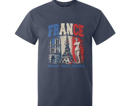 France Soccer Fan Passion T-Shirt For Kid Fierte Football French Supporter Gift