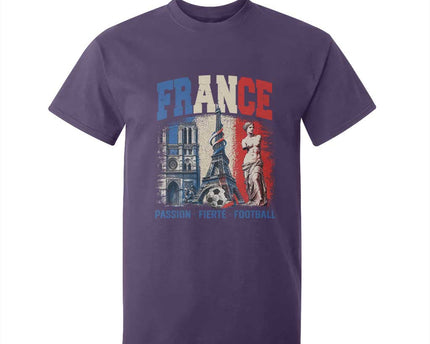 France Soccer Fan Passion T-Shirt For Kid Fierte Football French Supporter Gift